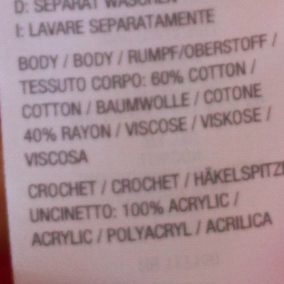 Belle By Kim Gravel, Square Crochet Sleeve sweater NWOT - Picture 13 of 14